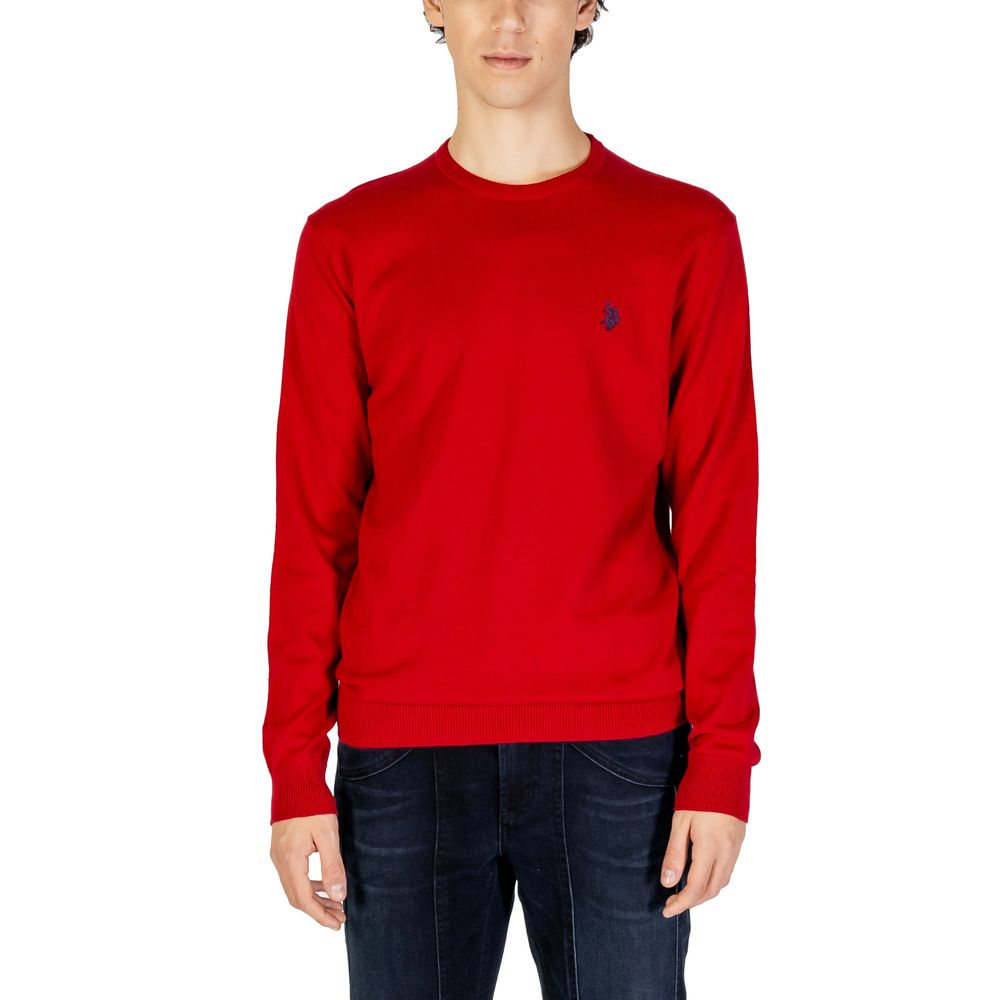 U.S. POLO ASSN. Roter Baumwollpullover