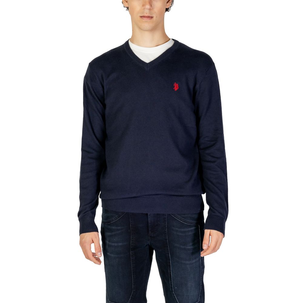 U.S. POLO ASSN. Blauer Baumwollpullover