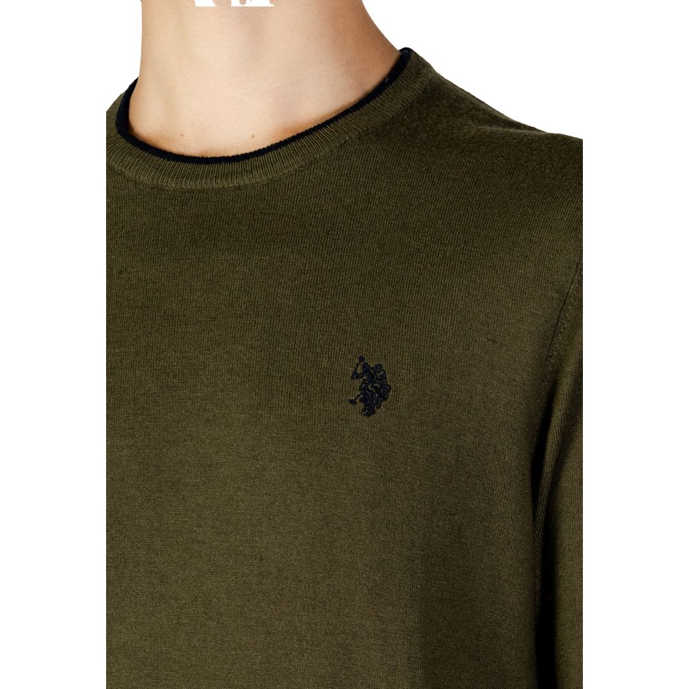 U.S. POLO ASSN. Grüner Viskose-Pullover