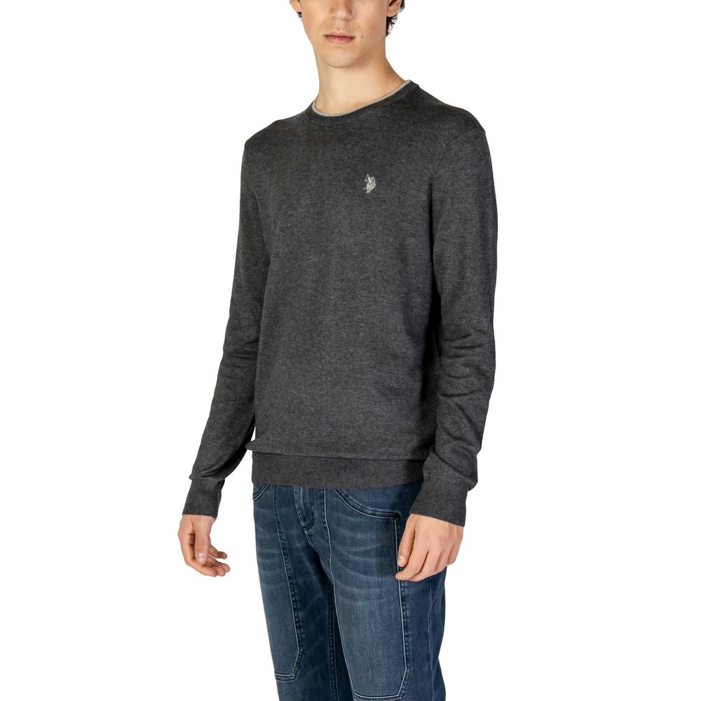 U.S. POLO ASSN. Grauer Viskose-Pullover