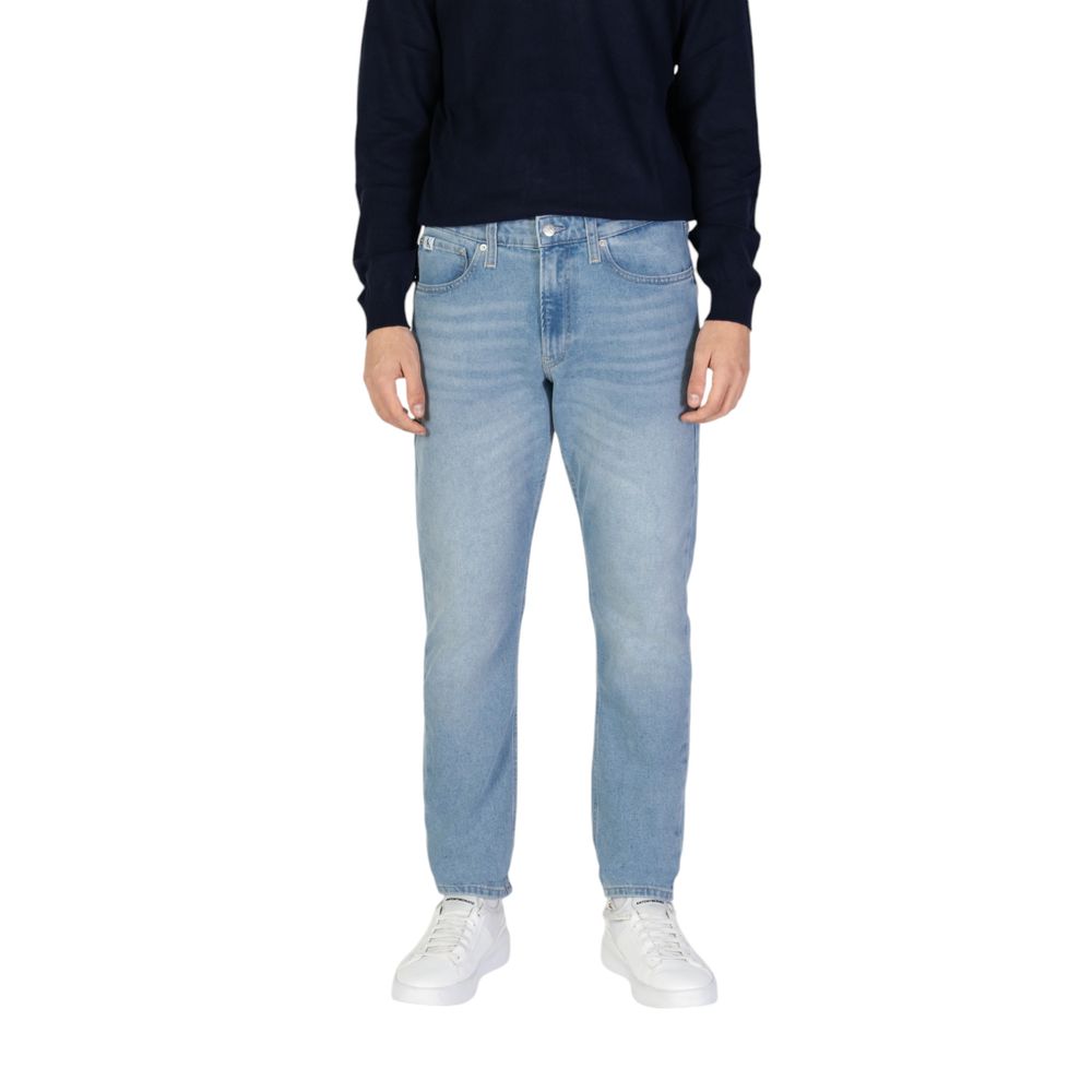 Calvin Klein Jeans Hellblaue Baumwolljeans & Hose