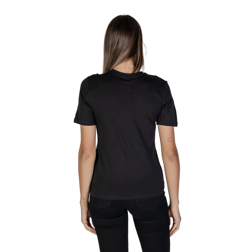 Only Schwarze Baumwolle Tops & T-Shirt