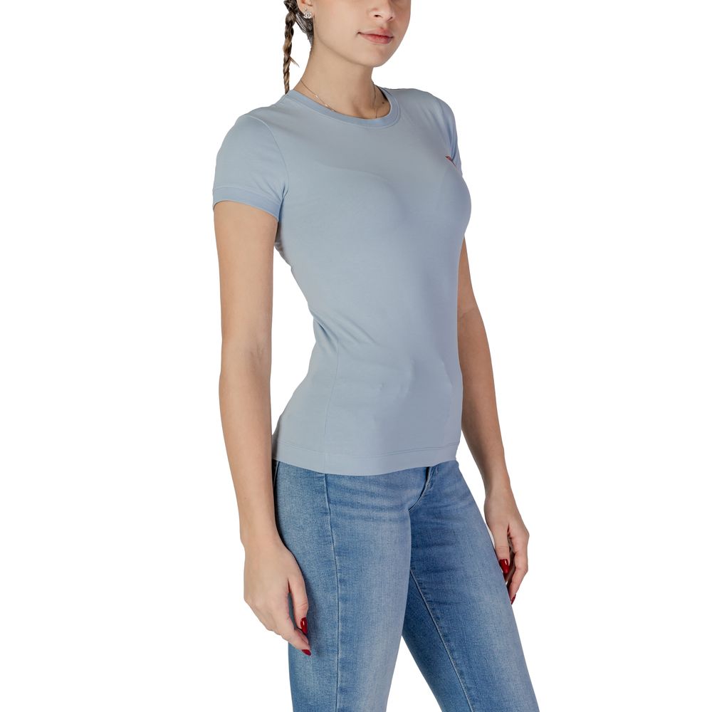 Guess Blaue Baumwolle Tops & T-Shirt