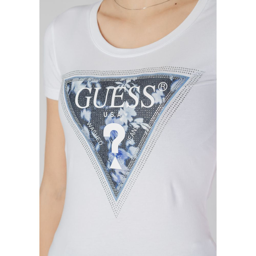 Guess Weiße Baumwoll-Oberteile & T-Shirt