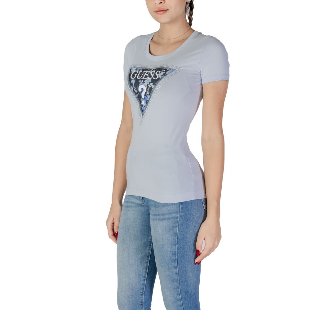 Guess Blaue Baumwolle Tops & T-Shirt