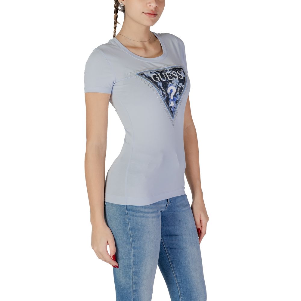 Guess Blaue Baumwolle Tops & T-Shirt