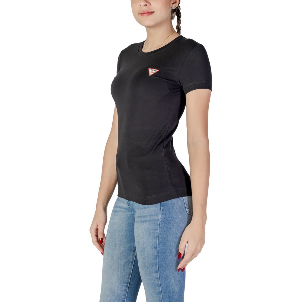 Guess Schwarze Baumwolle Tops & T-Shirt