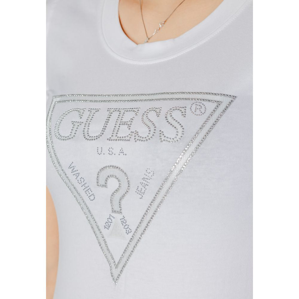 Guess Weiße Baumwoll-Oberteile & T-Shirt