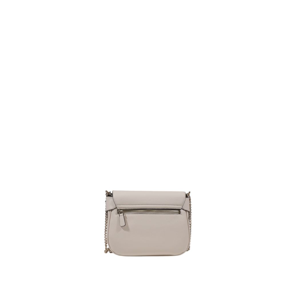 Guess Cremefarbene Polyethylen-Handtasche