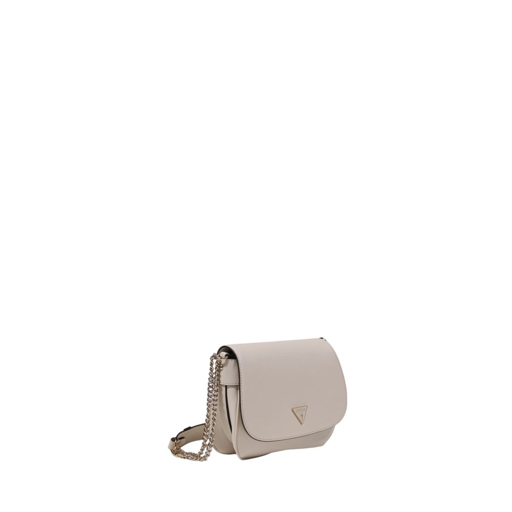 Guess Cremefarbene Polyethylen-Handtasche