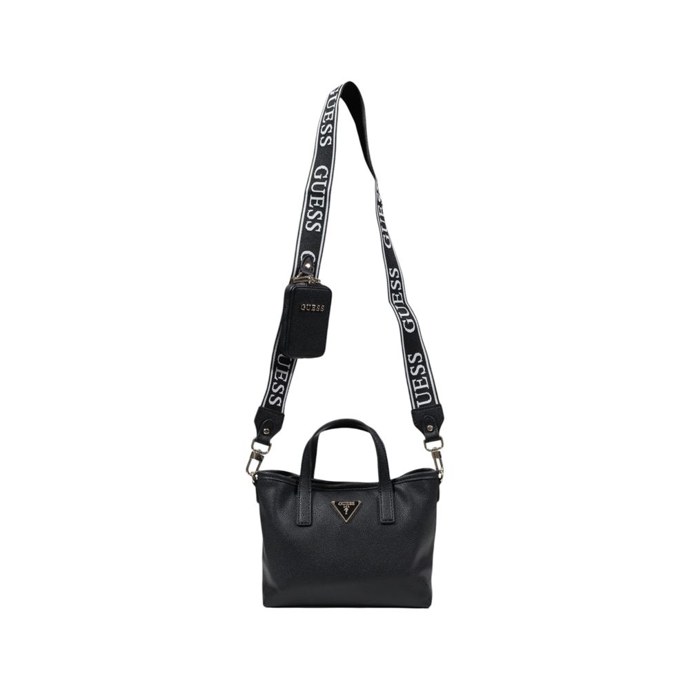 Guess Schwarze Polyethylen-Handtasche