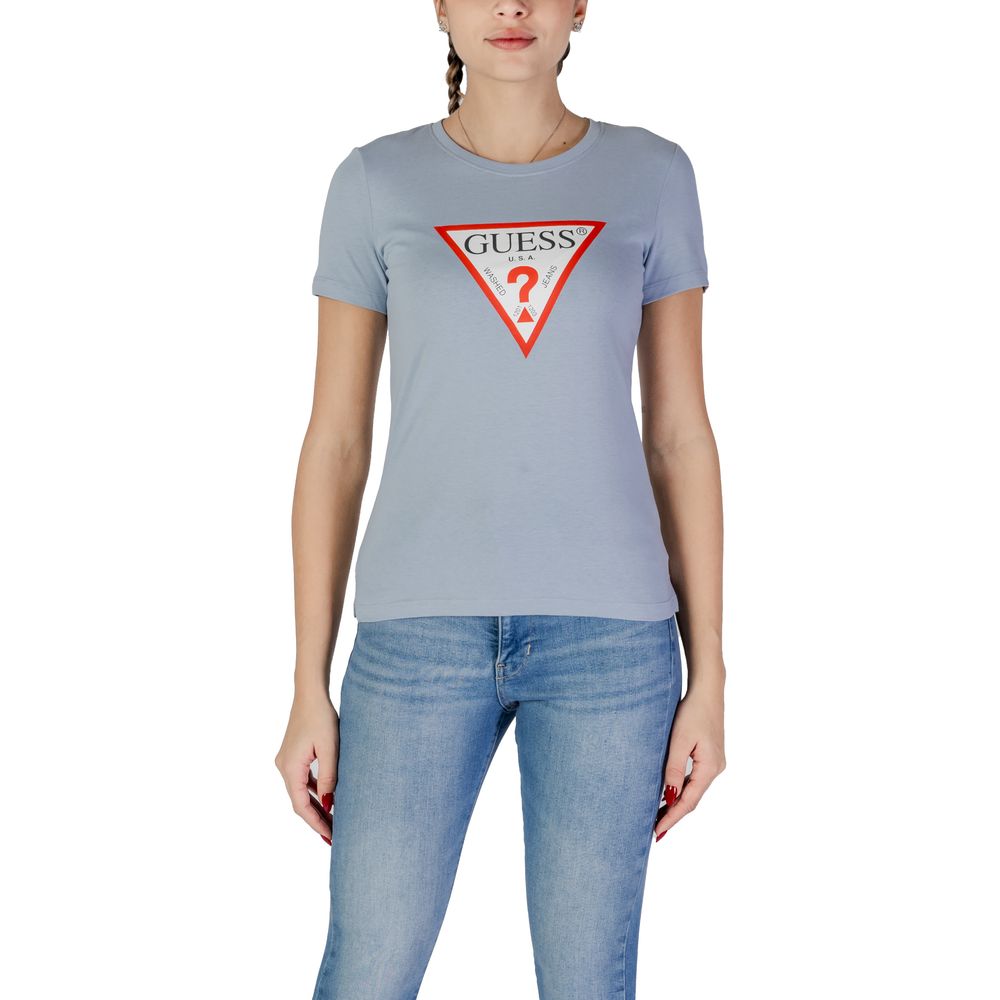 Guess Blaue Baumwolle Tops & T-Shirt