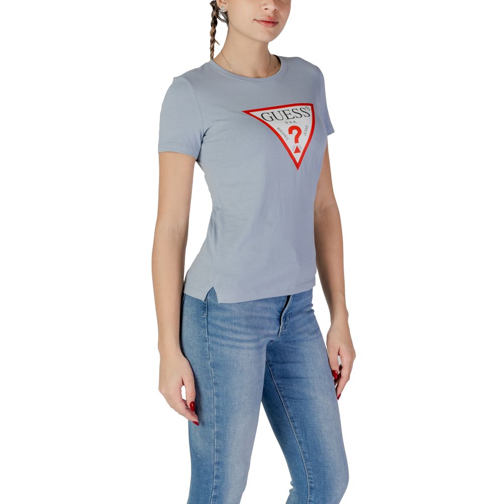 Guess Blaue Baumwolle Tops & T-Shirt