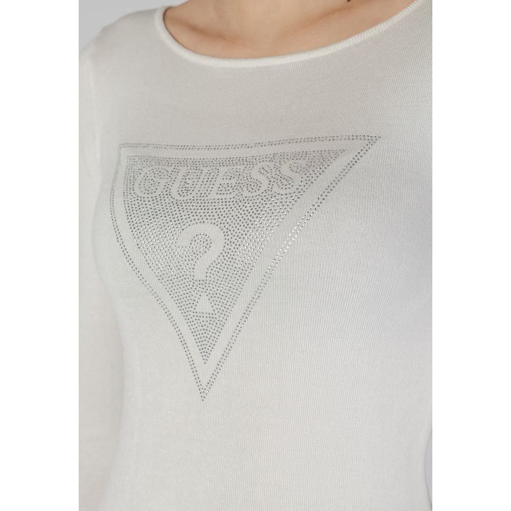 Guess Weiße Viskose-Oberteile & T-Shirt