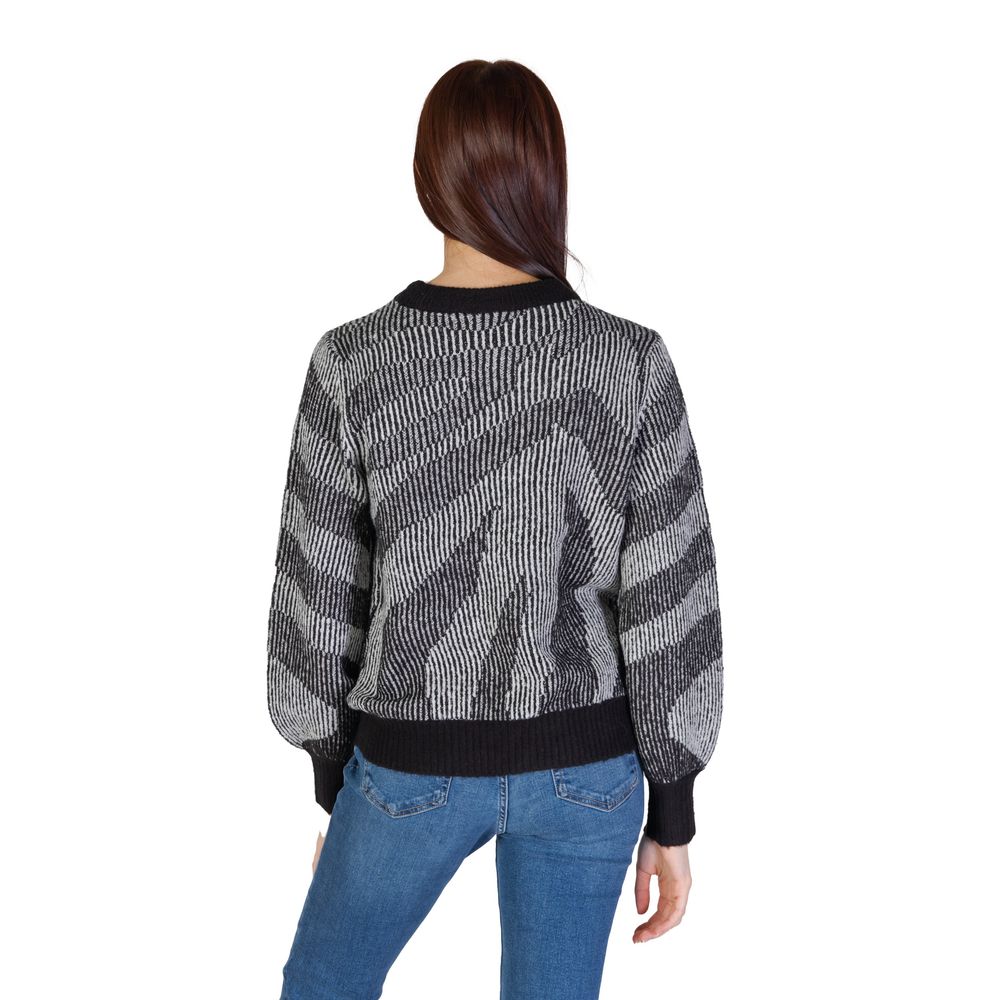 Vila Clothes Schwarzer Pullover aus Acryl