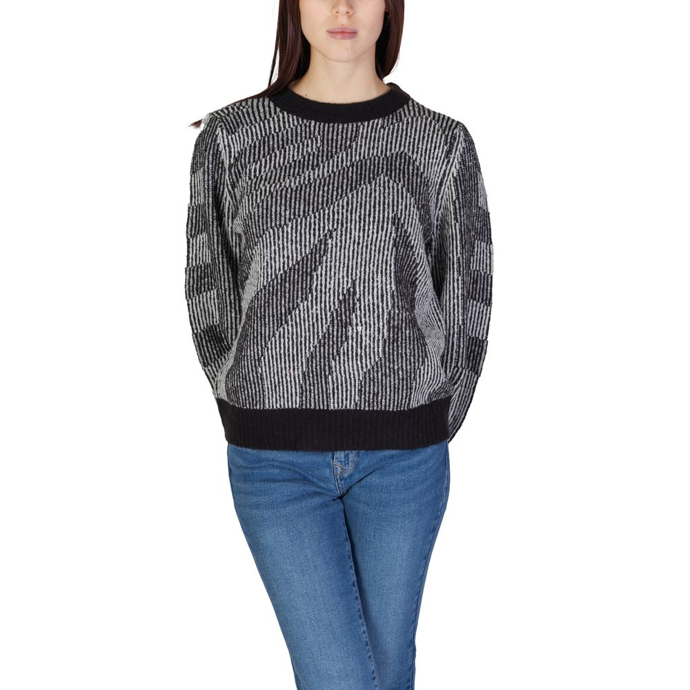 Vila Clothes Schwarzer Pullover aus Acryl