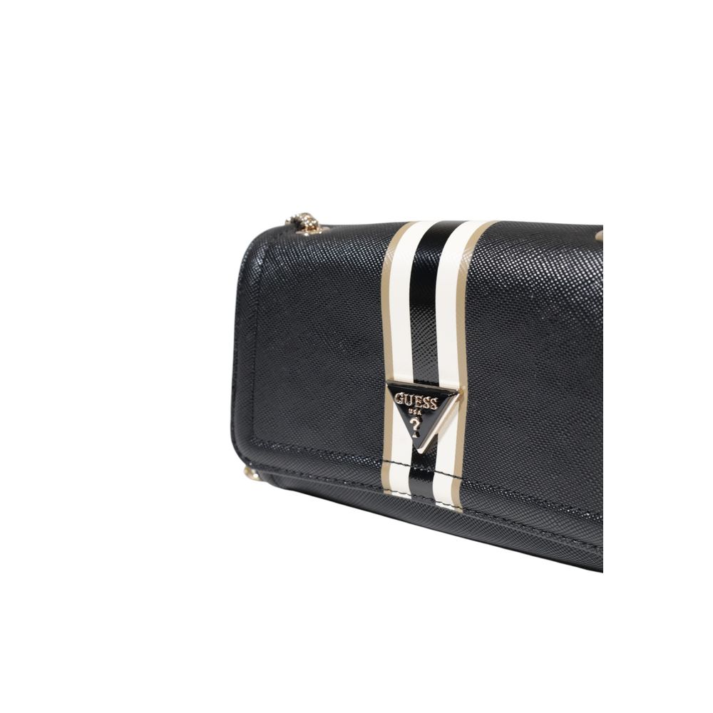 Guess Schwarze Polyethylen-Handtasche