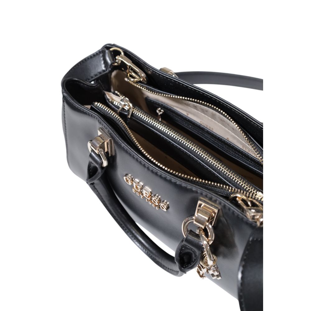 Guess Schwarze Polyethylen-Handtasche