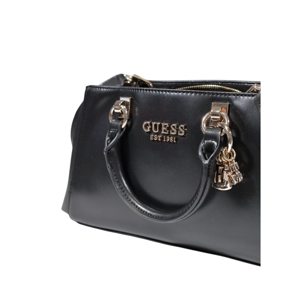 Guess Schwarze Polyethylen-Handtasche