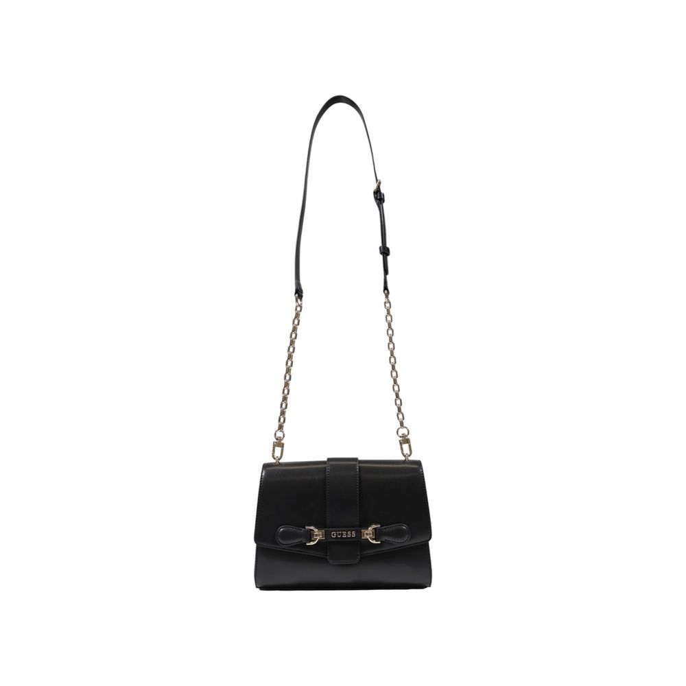 Guess Schwarze Polyethylen-Handtasche