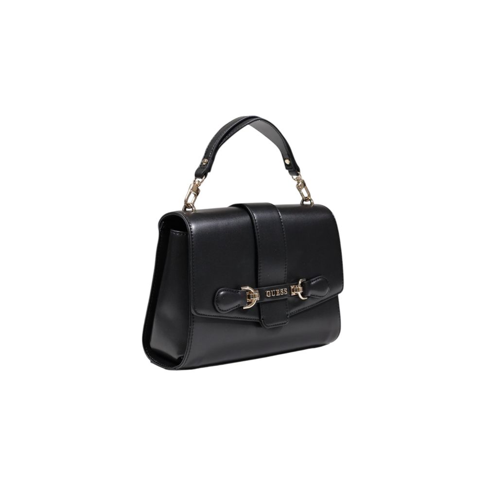 Guess Schwarze Polyethylen-Handtasche