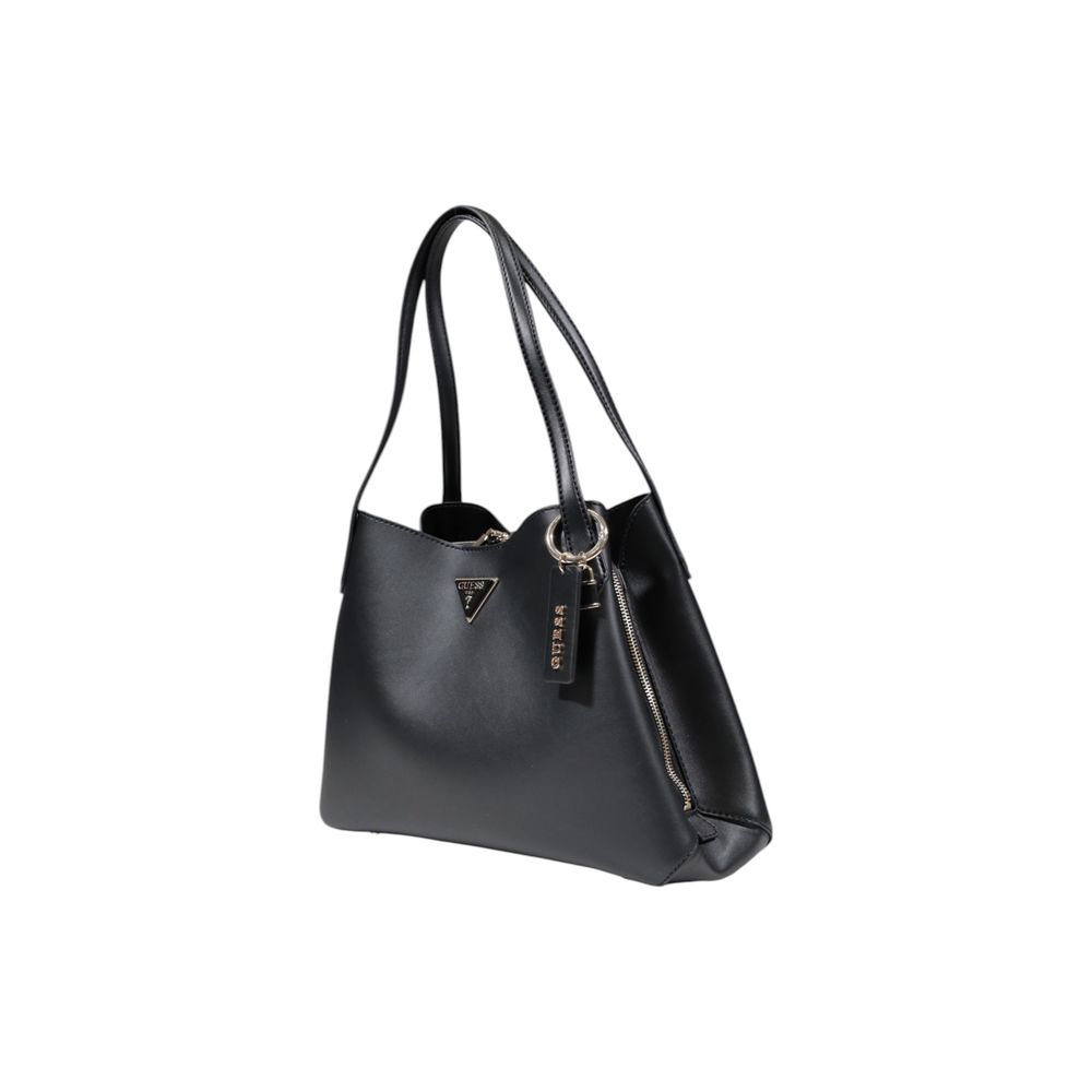 Guess Schwarze Polyethylen-Handtasche