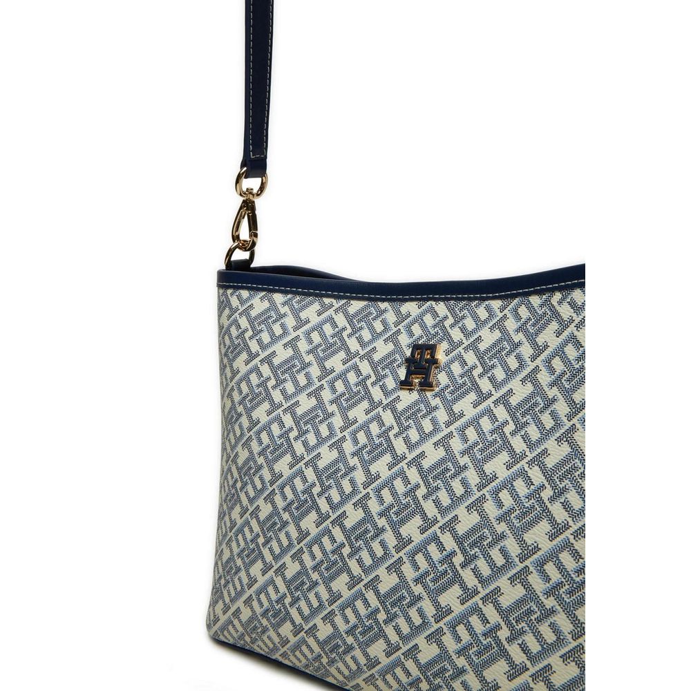 Tommy Hilfiger Blaue Polyethylen-Handtasche