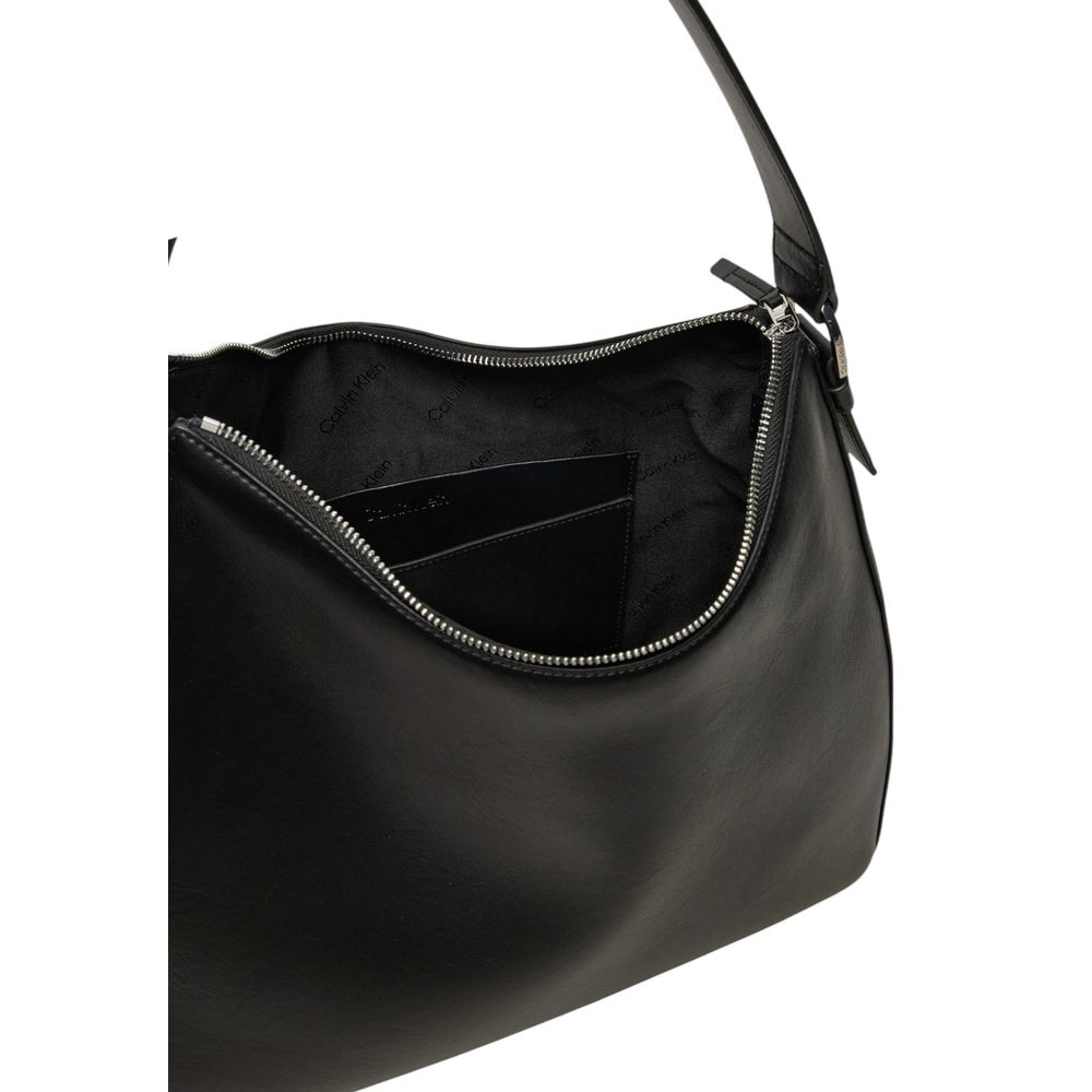 Calvin Klein Schwarze Polyethylen-Handtasche