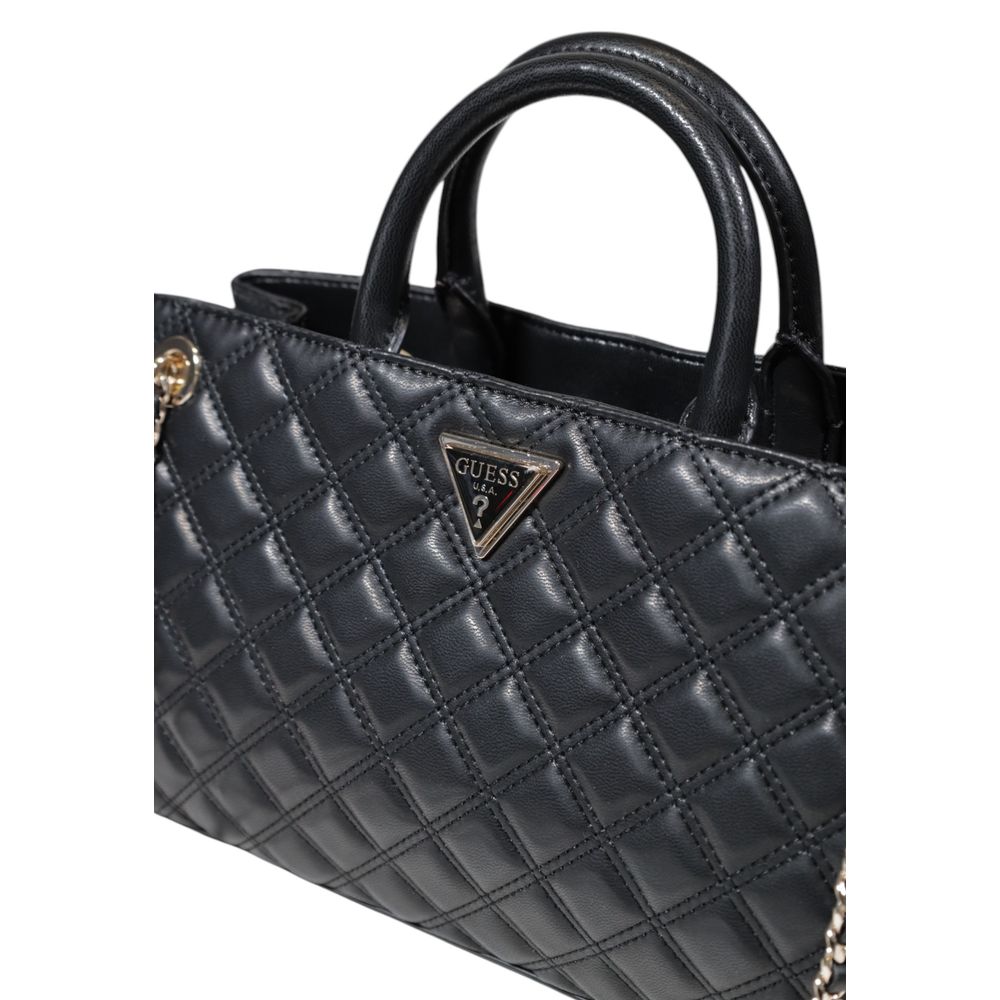 Guess Schwarze Polyethylen-Handtasche