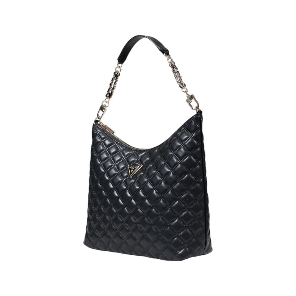 Guess Schwarze Polyethylen-Handtasche