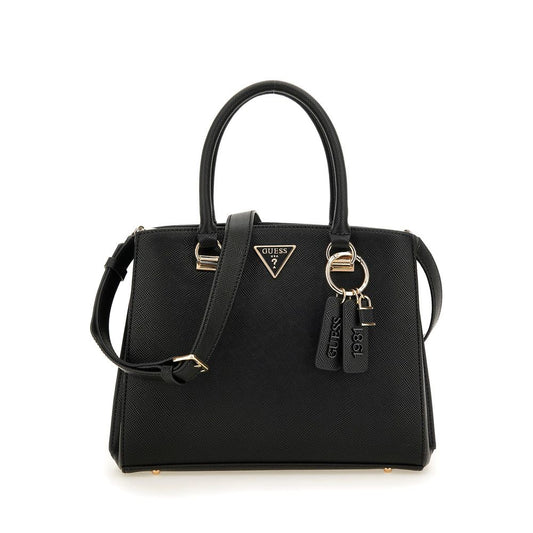 Guess Schwarze Polyethylen-Handtasche