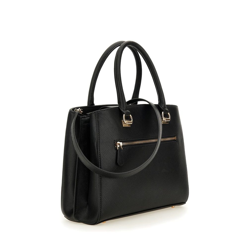 Guess Schwarze Polyethylen-Handtasche