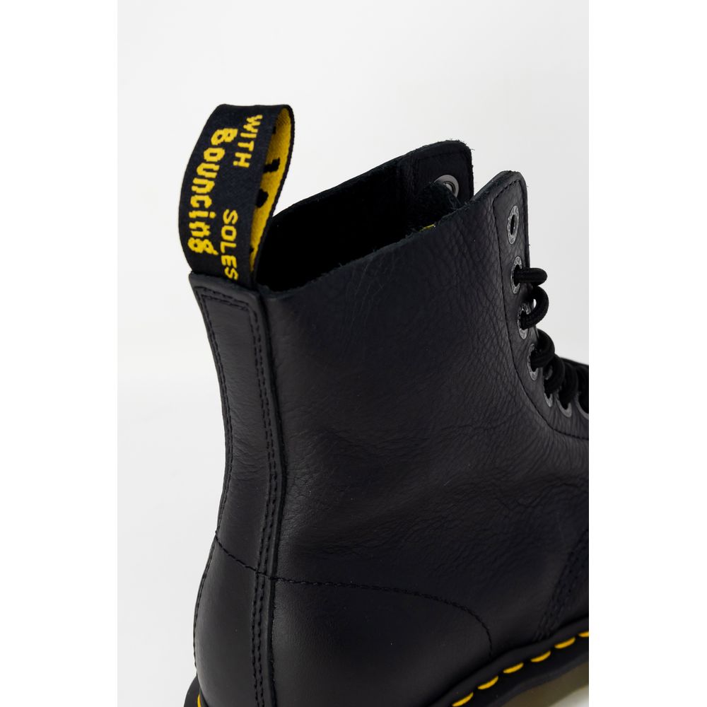 Dr. Martens Schwarzer Lederstiefel