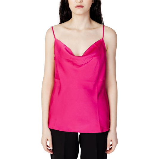 Vila Clothes Rosa Polyester-Oberteile & T-Shirt