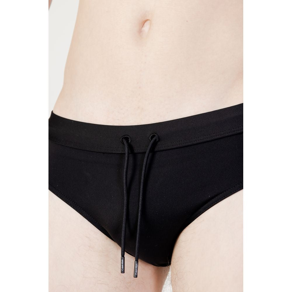 Calvin Klein Jeans Schwarze Polyester-Badebekleidung