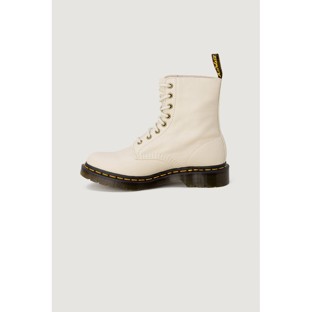 Dr. Martens Beige Lederstiefel