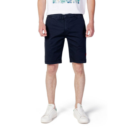 U.S. POLO ASSN. Blaue Baumwollshorts