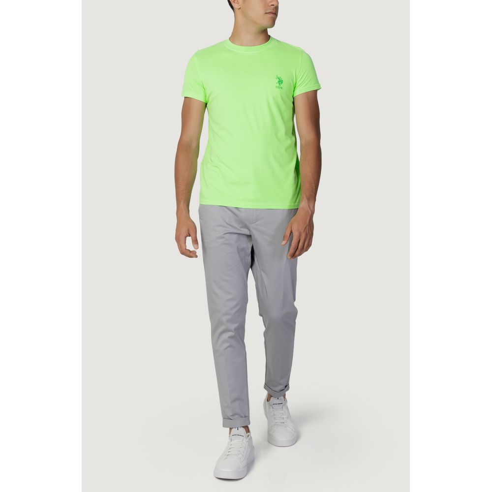 U.S. POLO ASSN. T-Shirt aus grüner Baumwolle