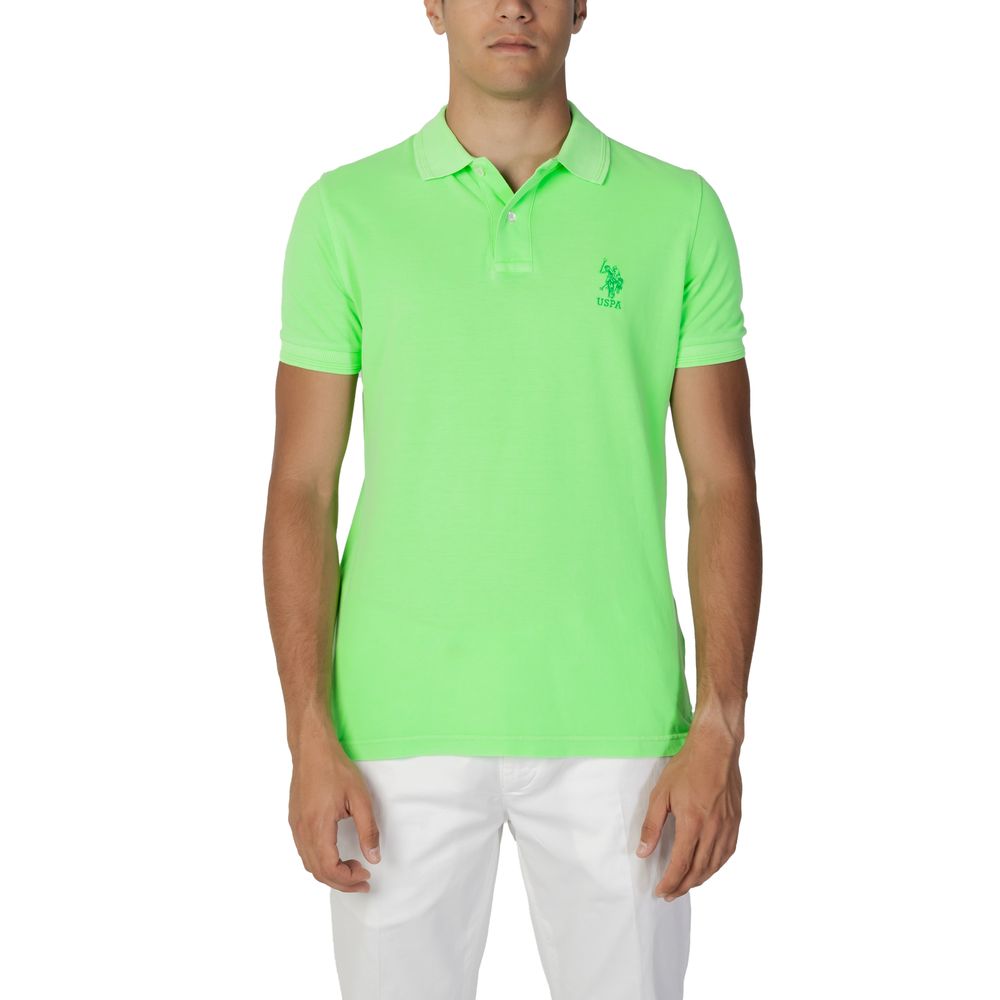 U.S. POLO ASSN. Grünes Baumwoll-Poloshirt