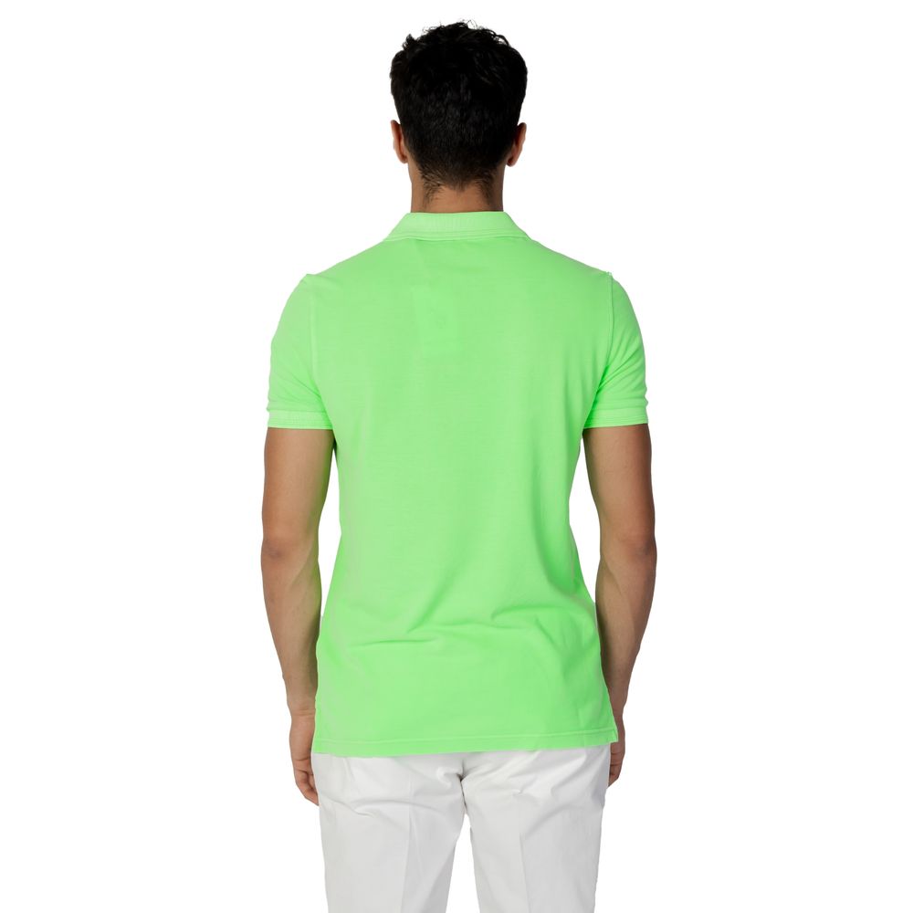 U.S. POLO ASSN. Grünes Baumwoll-Poloshirt