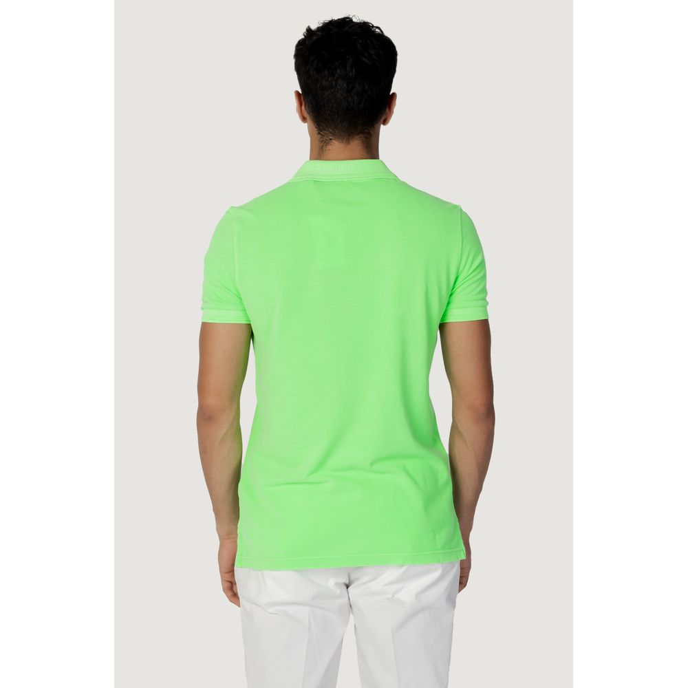 U.S. POLO ASSN. Grünes Baumwoll-Poloshirt