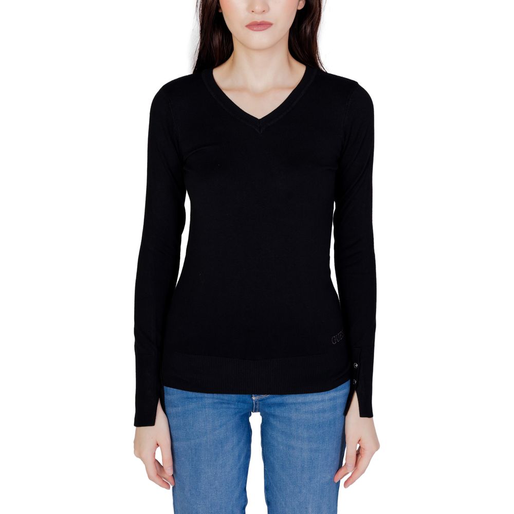 Guess Schwarze Baumwolle Tops & T-Shirt