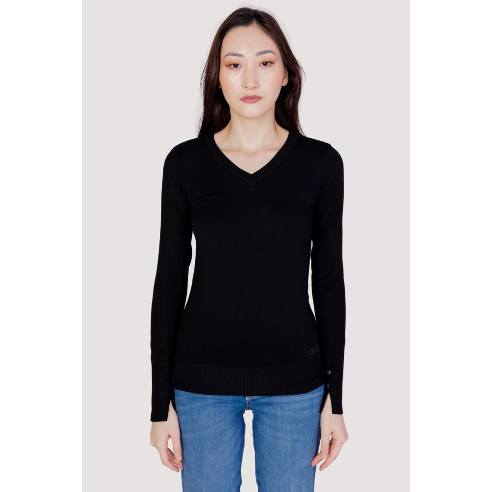 Guess Schwarze Baumwolle Tops & T-Shirt