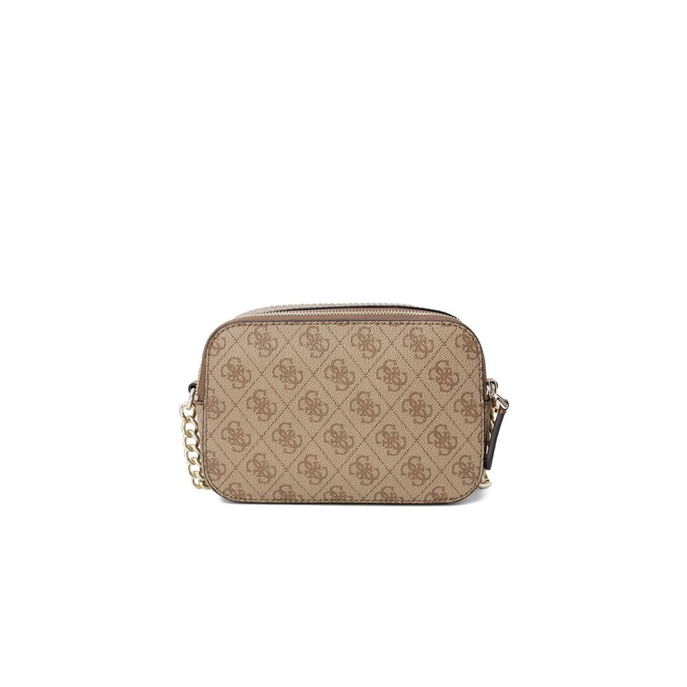 Guess Braune Polyethylen-Handtasche