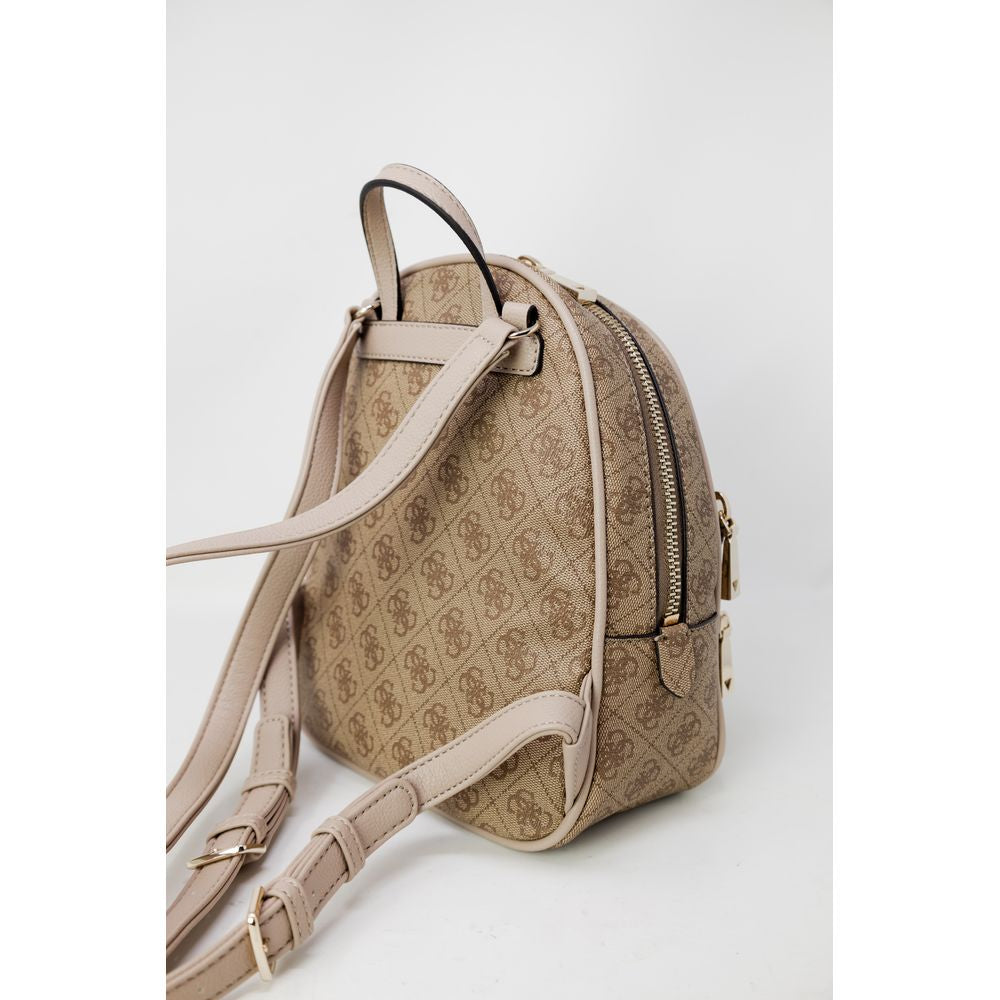 Guess Beige Polyethylen-Rucksack