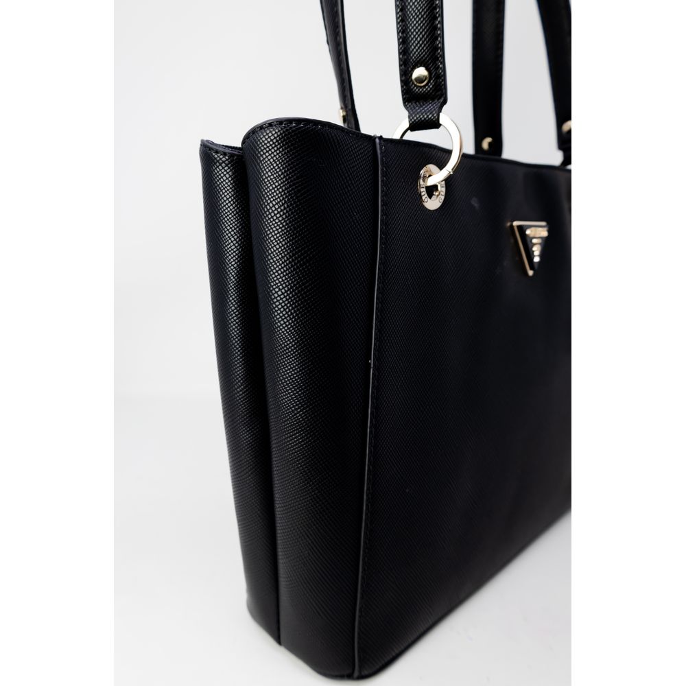 Guess Schwarze Polyethylen-Handtasche