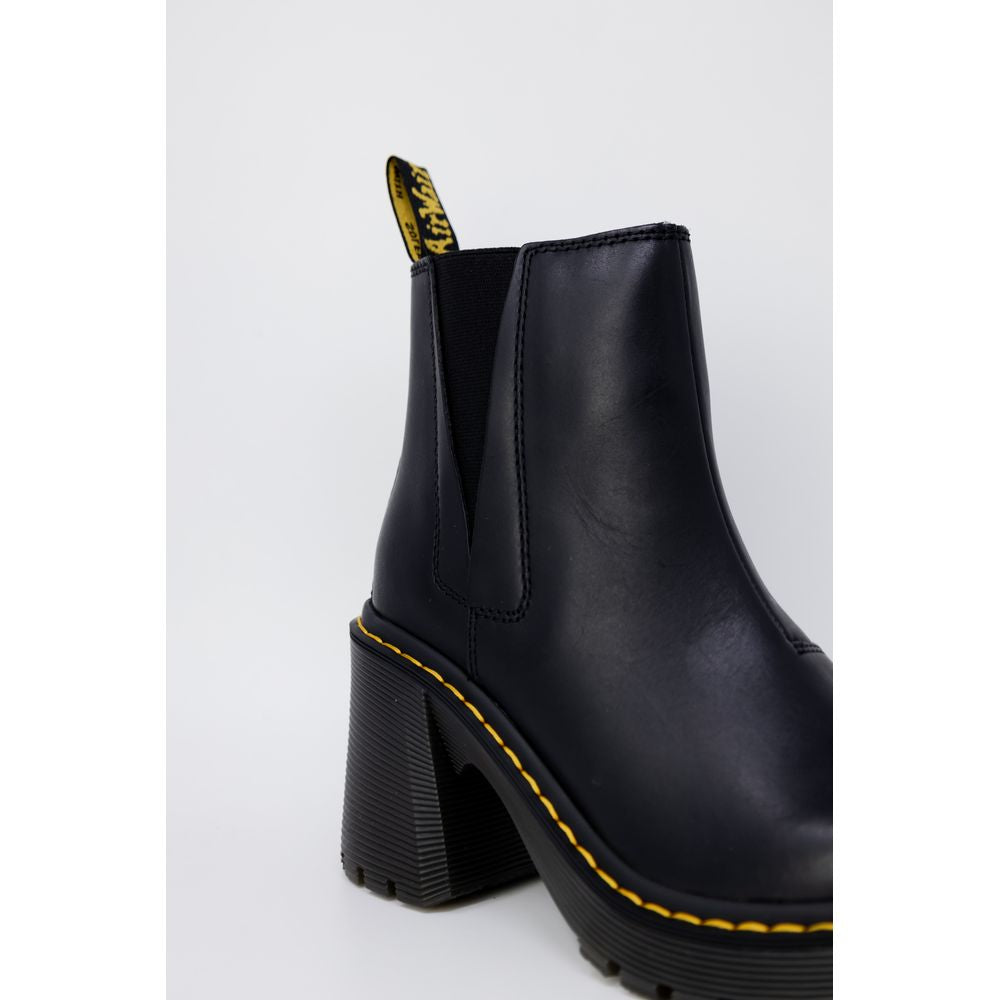 Dr. Martens Schwarzer Lederpumps