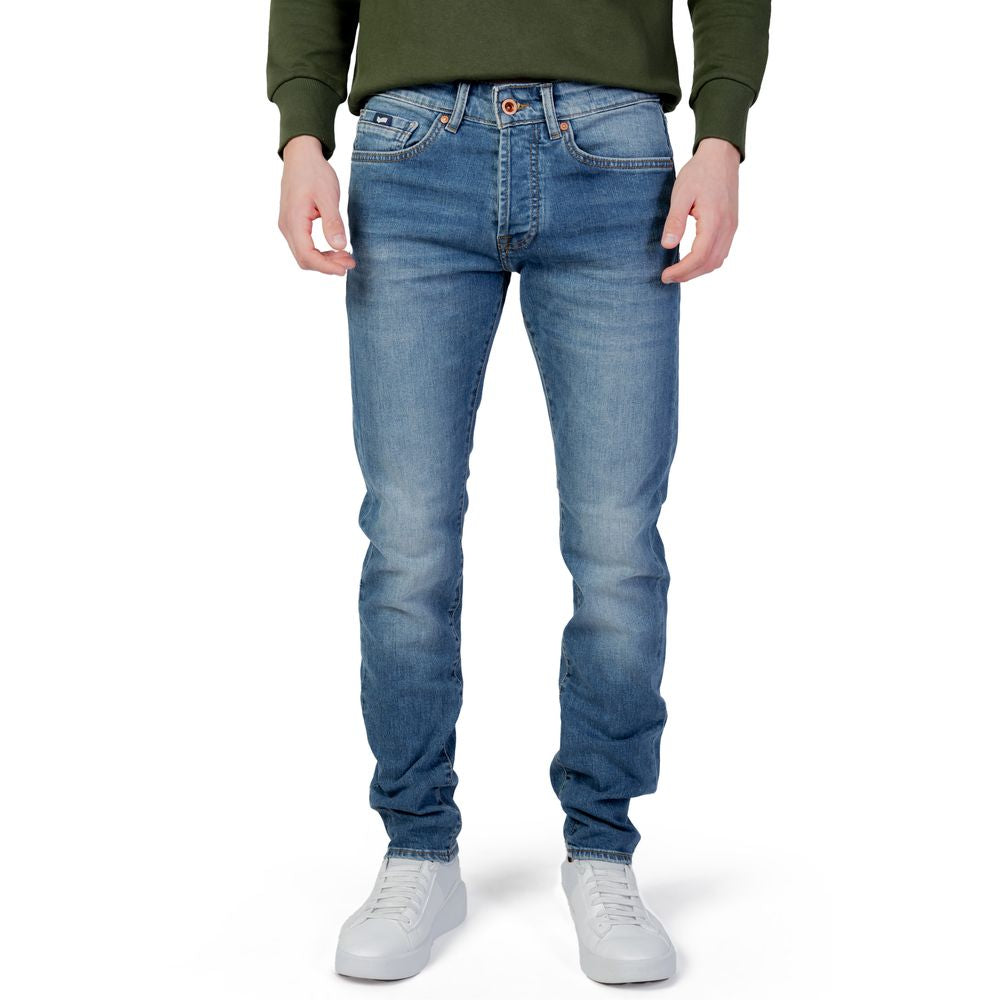 Gas Blaue Baumwolljeans & Hose