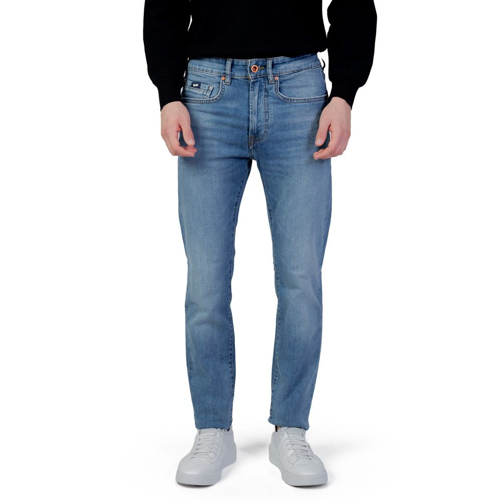 Gas Hellblaue Baumwolljeans & Hose