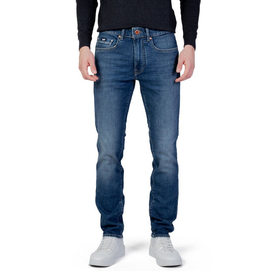 Gas Blaue Baumwolljeans & Hose